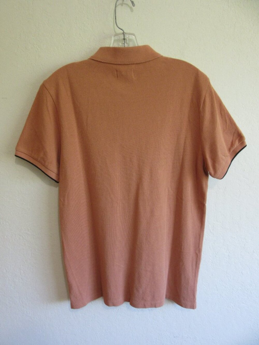 Taylor Stitch Camel Men's 40 Short Sleeve Polo Shirt - Picture 3 of 4